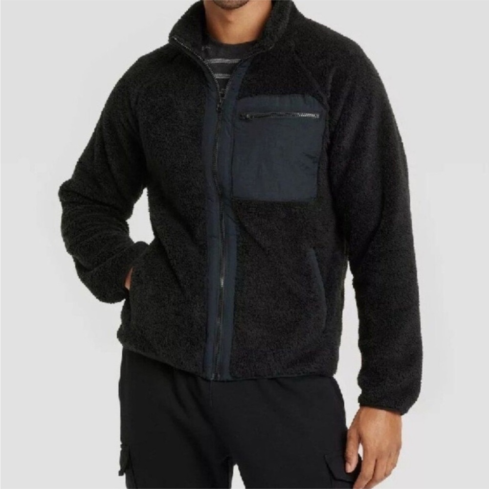 Goodfellow & Co Black Fleece Jacket